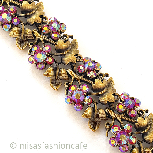 （画像用） アンティークジュエリー トリファリ　お花ブレス