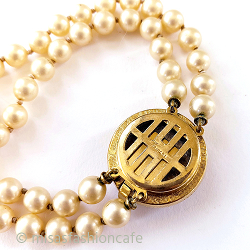 （画像用） アンティークジュエリー トリファリ　パール花カメオ