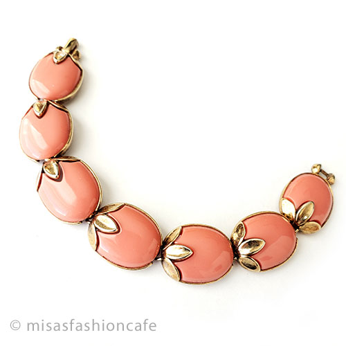 （画像用） Trifari　 トリファリ コーラル　ブレスレット