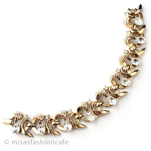 （画像用） Trifari　 トリファリ クリスタル　ブレス