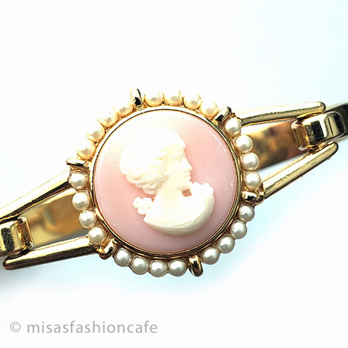 （画像用） Trifari　 トリファリ カメオ　ブレスレット