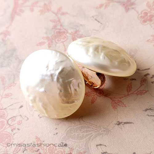 （画像用） ヴィンテージイヤリング バロックパール