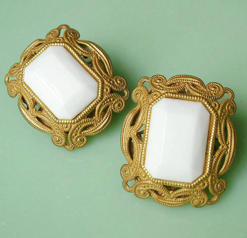 （画像用） Miriam Haskell ミリアムハスケル イヤリング