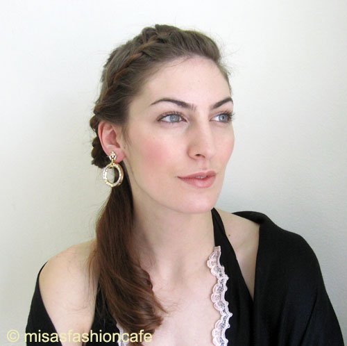 （画像用） Trifari　 トリファリ フープ　イヤリング