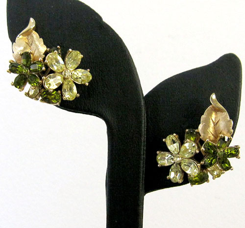 （画像用） クラウントリファリ 　Trifariお花イヤリング