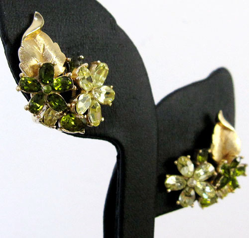 （画像用） クラウントリファリ 　Trifariお花イヤリング