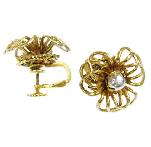 （画像用） Miriam Haskell ミリアムハスケル イヤリング