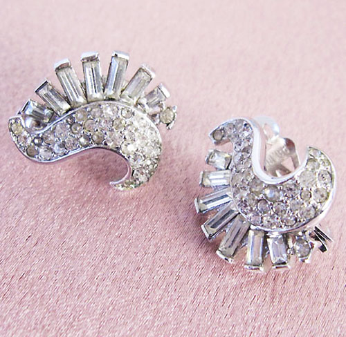 （画像用） クラウンTrifari イヤリング