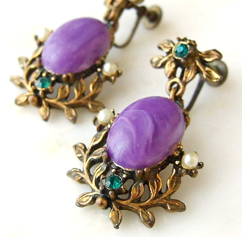 （画像用） アンティーク　イヤリング