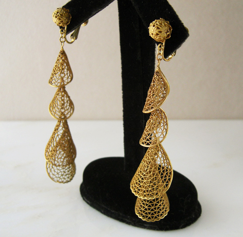 （画像用） Miriam Haskell　 ミリアムハスケル イヤリング