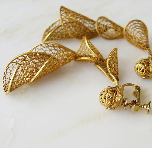 （画像用） Miriam Haskell　 ミリアムハスケル イヤリング