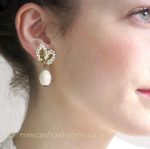 （画像用） Miriam Haskell ミリアムハスケル イヤリング