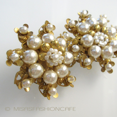 （画像用） Miriam Haskell ミリアムハスケル イヤリング