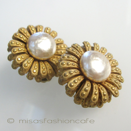 （画像用） Miriam Haskell ミリアムハスケル イヤリング