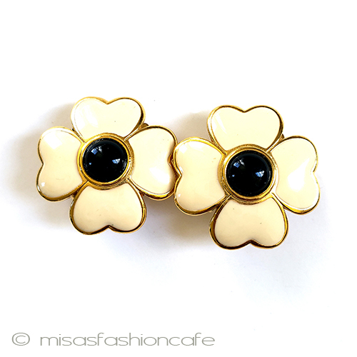 （画像用） Trifari　 トリファリ ハナミズキ　イヤリング