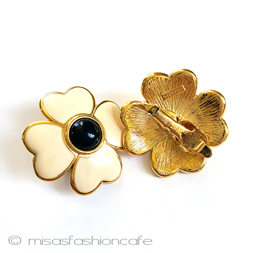 （画像用） Trifari　 トリファリ ハナミズキ　イヤリング