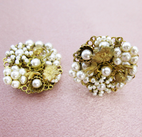 （画像用） Miriam Haskell　 ミリアムハスケル イヤリング