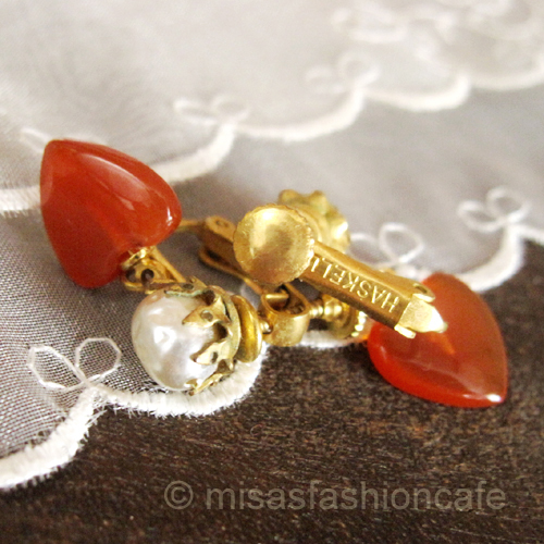 （画像用） Miriam Haskell ミリアムハスケル イヤリング