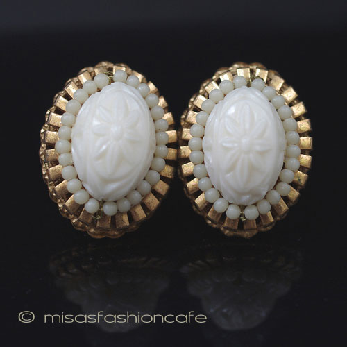 （画像用） Miriam Haskell ミリアムハスケル イヤリング