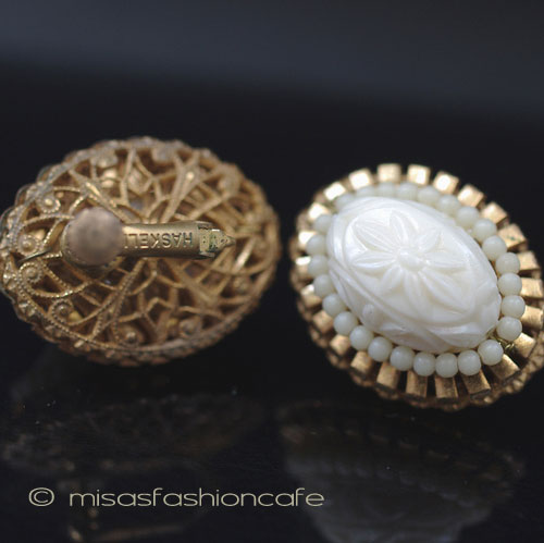 （画像用） Miriam Haskell ミリアムハスケル イヤリング