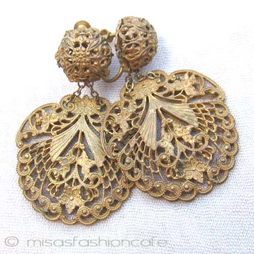 （画像用） Miriam Haskell ミリアムハスケル イヤリング