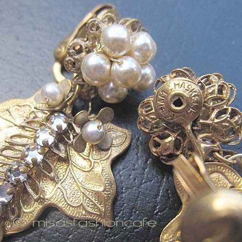 （画像用） Miriam Haskell ミリアムハスケル イヤリング