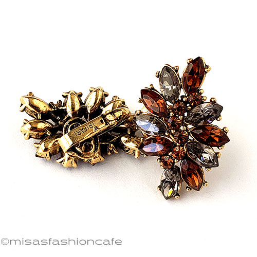 （画像用） Trifari　 トリファリ クリスタル　イヤリング