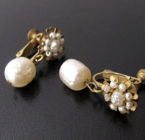 （画像用） Miriam Haskell　 ミリアムハスケル イヤリング