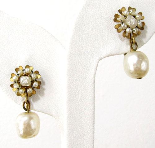 （画像用） Miriam Haskell　 ミリアムハスケル イヤリング