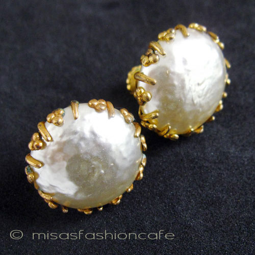 （画像用） Miriam Haskell ミリアムハスケル イヤリング