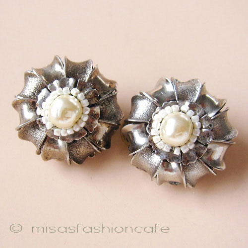 （画像用） Miriam Haskell ミリアムハスケル イヤリング