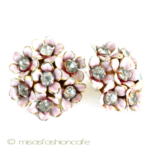 （画像用） ＳＡＮＤＯＲ　イヤリング 　RSお花ブーケ