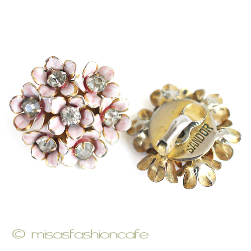 （画像用） ＳＡＮＤＯＲ　イヤリング 　RSお花ブーケ