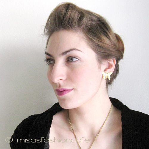 （画像用） ミリアム　ハスケル　 Ｈａｓｋｅｌｌ蝶イヤリング　　