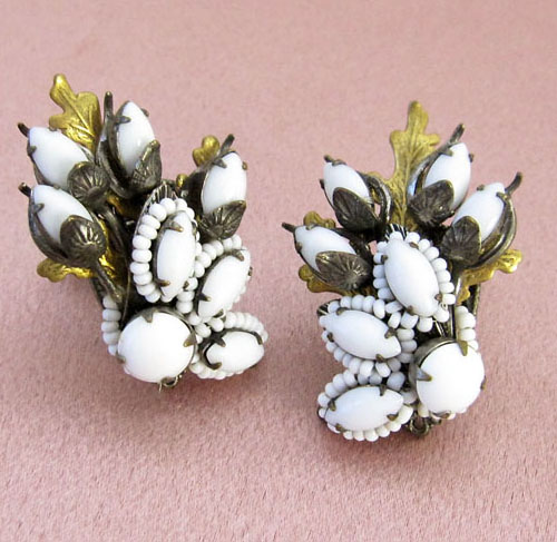 （画像用） Miriam Haskell ミリアムハスケル イヤリング