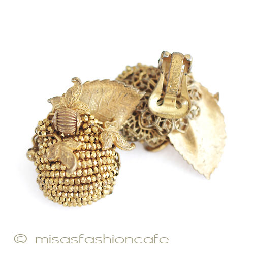 （画像用） Ｄｅ Ｍａｒｉｏ ＮＹ Goldリーフイヤリング