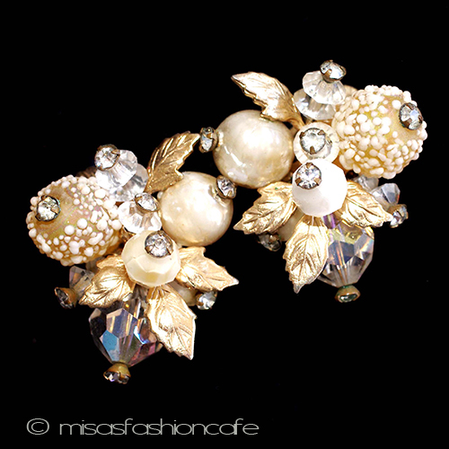 （画像用） Vendome刻印ヴァンドーム バロックパールイヤリング