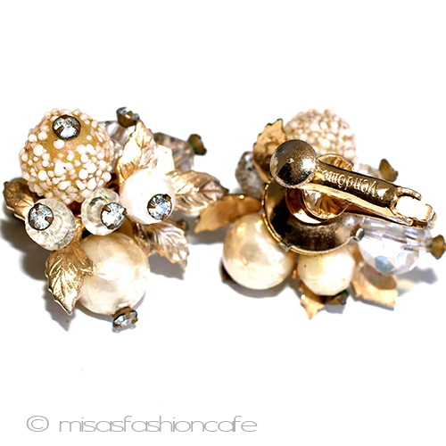 （画像用） Vendome刻印ヴァンドーム バロックパールイヤリング