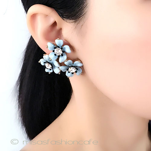 （画像用） Ｋｒａｍｅｒ　クレイマー ブルーブーケイヤリング