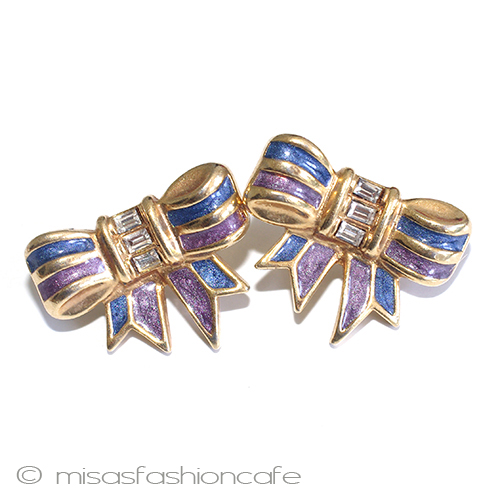 （画像用） Ｔｒｉｆａｒｉ　 トリファリ リボン　ピアス