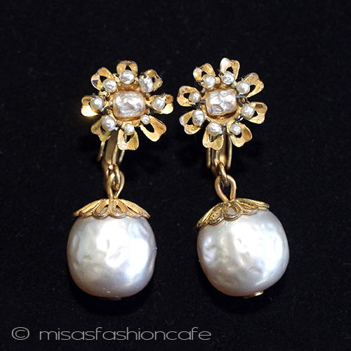 （画像用） ミリアムハスケル　 ヴィンテージ　イヤリング