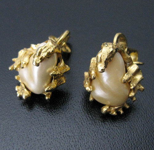 （画像用） クラウントリファリ バロックパール　イヤリング