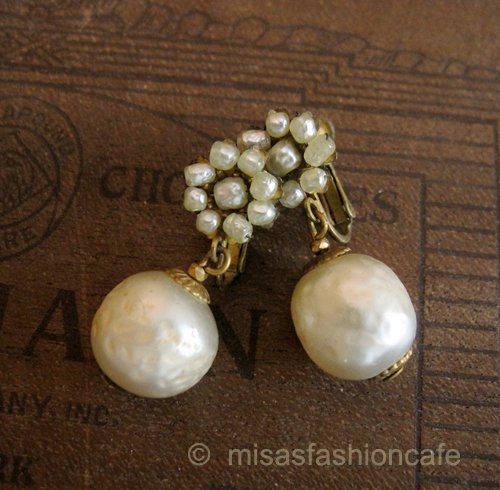 （画像用） Miriam Haskell ミリアムハスケル イヤリング