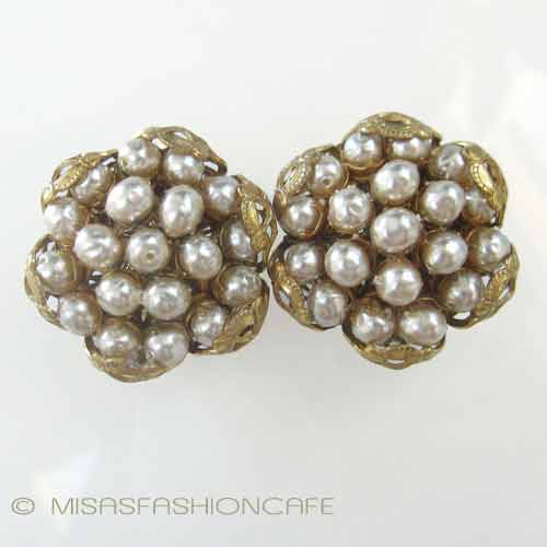 （画像用） Miriam Haskell ミリアムハスケル イヤリング