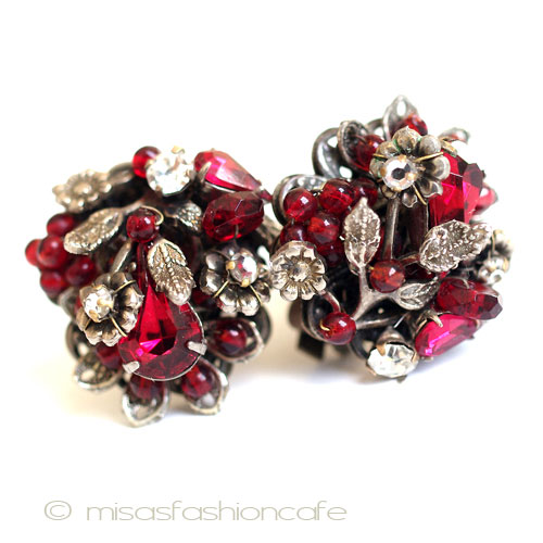 （画像用） DeMario NY　 フラワーイヤリング