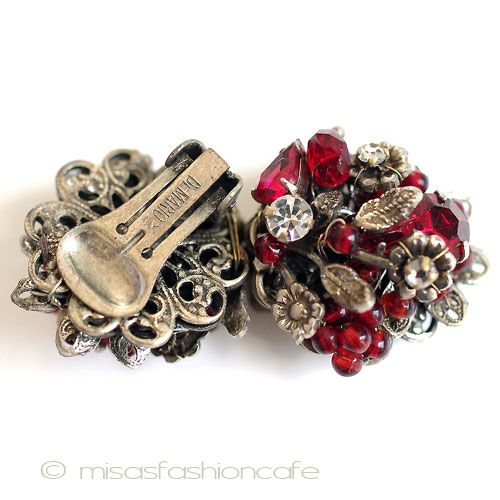 （画像用） DeMario NY　 フラワーイヤリング