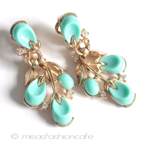 （画像用） Ｔｒｉｆａｒｉ　トリファリ ターコイズ　イヤリング