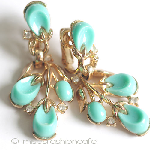 （画像用） Ｔｒｉｆａｒｉ　トリファリ ターコイズ　イヤリング