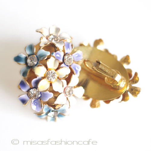 （画像用） ＳＡＮＤＯＲ　イヤリング RSのお花ブーケ