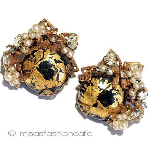 （画像用） Original By Robert パール花　イヤリング